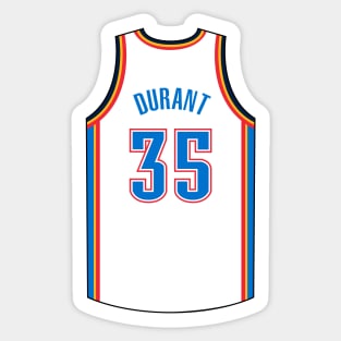 Kevin Durant Oklahoma City Jersey Qiangy Sticker